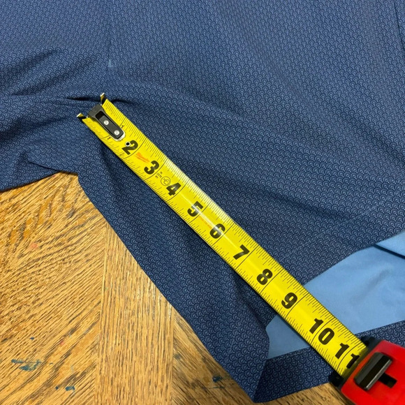 Peter Millar Mens 36 Crown Crafted Stealth Performance Stretch Shorts Blue 9" - Picture 5 of 6